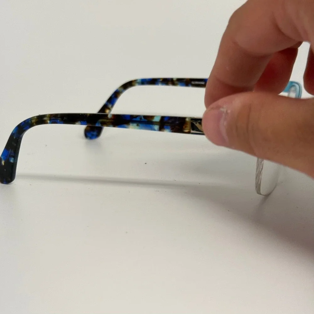 Kate Spade New York Glorianne Blue Tortoise Semi-Rimless Cat Eye Eyeglasses 140